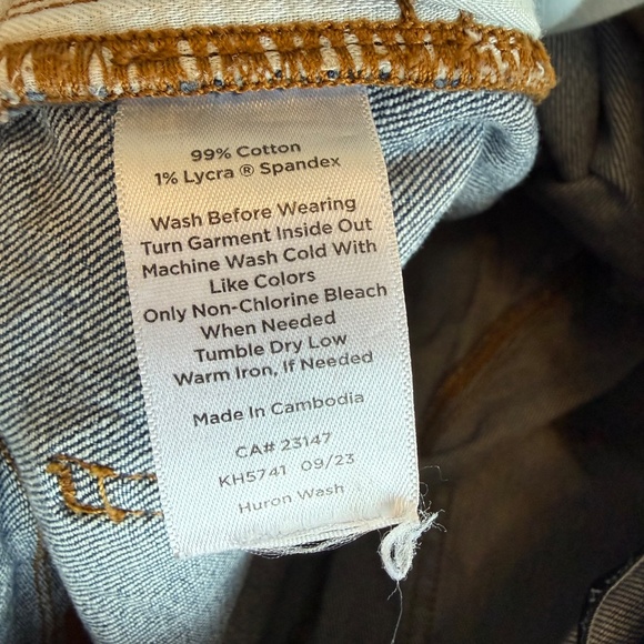 Talbots High Waist Relaxed Jean Womens 4 Huron Wash Denim Blue Pants Stretch - Picture 5 of 8